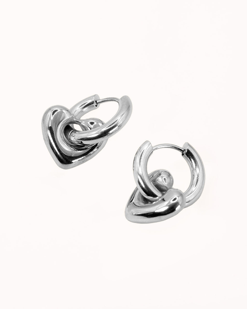 Pendientes Juliet Plateados