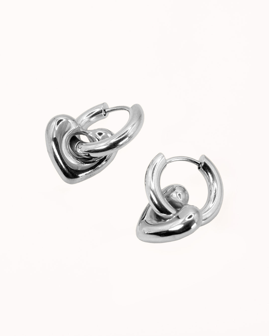Pendientes Juliet Plateados