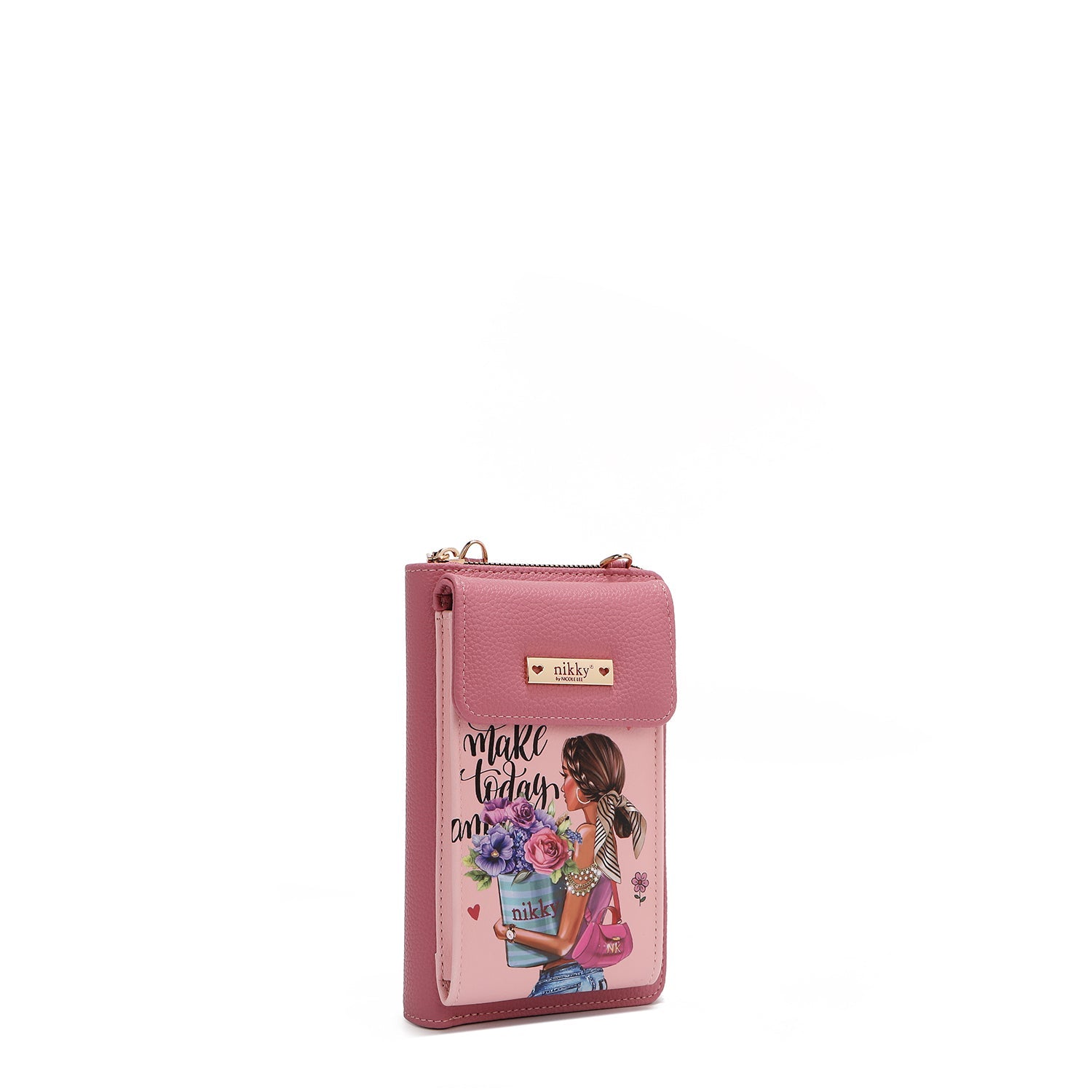 BANDOLERA PARA TELEFONO/CARTERA (FLOWER DAY)